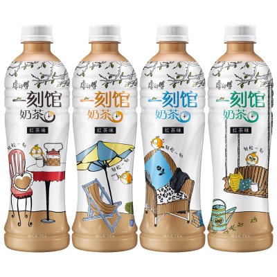 康师傅  一刻馆奶茶450ml*15瓶（整箱）29.9元