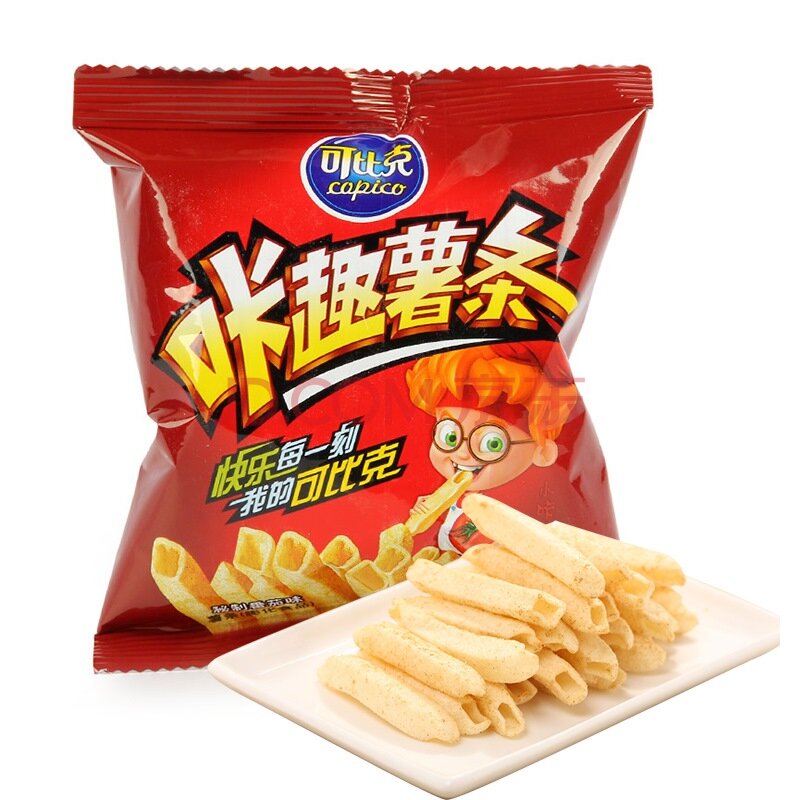 可比克 秘制番茄味咔趣薯条 13g 折0.88元（1元，5件88折）