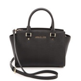 MICHAEL Michael Kors 'Selma Medium' 中号黑色手袋 $208.6（约1355元）