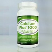 已过期GNC Calcium Plus® 1000 钙镁维生素D 180粒 2件$12.99(约84元)