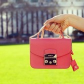 #晒单# 时装周It Bag Furla Metropolis 珊瑚色美炸 $298（约1937元）