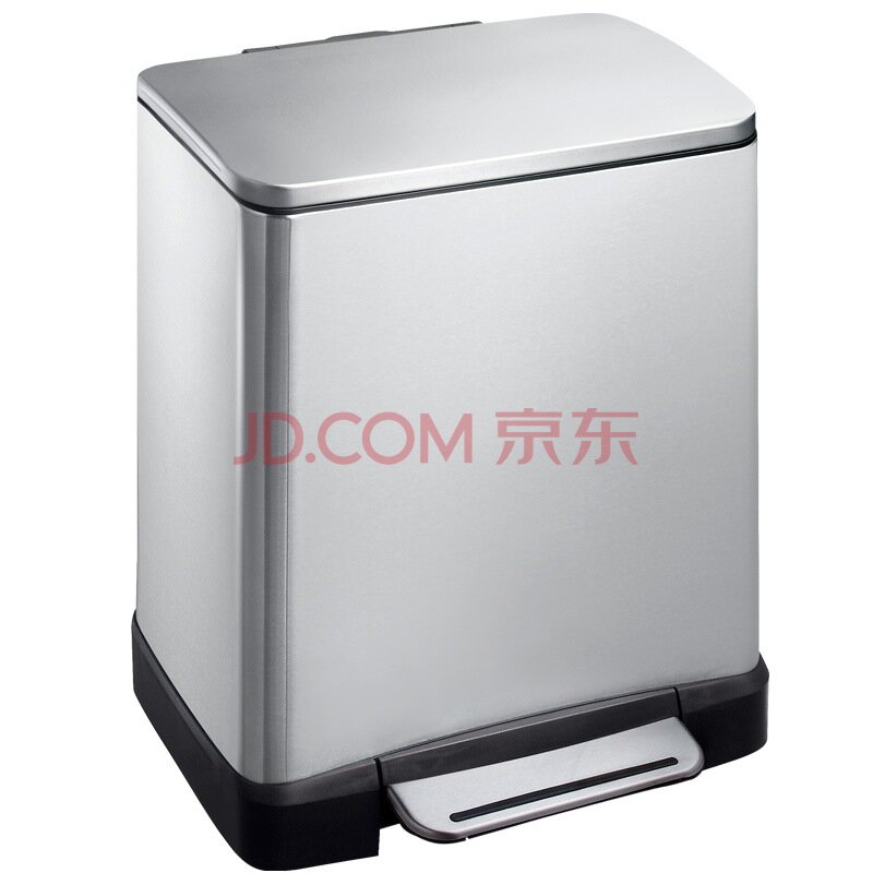 华北有货！EKO宜可 垃圾筒 砂钢 20L+凑单品 145.9元包邮（660.9，双重优惠）