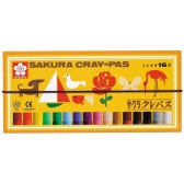 6.3折：Sakura 樱花 油画棒16色 411日元（约24元）