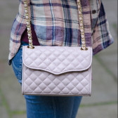 Rebecca Minkoff Quilted Mini Affair 粉色链条斜挎包 $97.99（约636元）