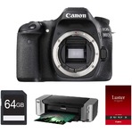 Canon EOS 80D 单反相机机身 促销套装 送打印机、SD卡等