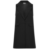 Vero Moda 女士黑色干练无袖长马甲 £13（约123元）
