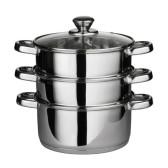 免邮费！Premier Housewares 三层不锈钢蒸锅 £16.99（约156元）