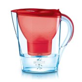 超值套装！Brita 2.6L白色冷水壶/2.4L红色冷水壶+12枚滤芯 £54（约495元）