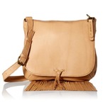 Lucky Brand Flap 女士真皮流苏斜挎包