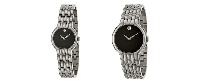 男女同价！MOVADO VETURI 情侣款时装腕表