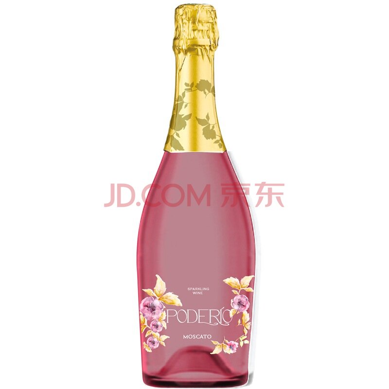 西班牙进口！ PoderioMusca 宝黛·花之语 甜桃红 起泡葡萄酒 750ml 19.9元