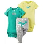 Carter's 全场童装热卖，部分婴儿三件套服饰折后不到$5！