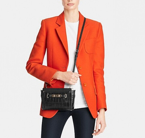 COACH 蔻驰 Swagger 女士真皮单肩斜跨包