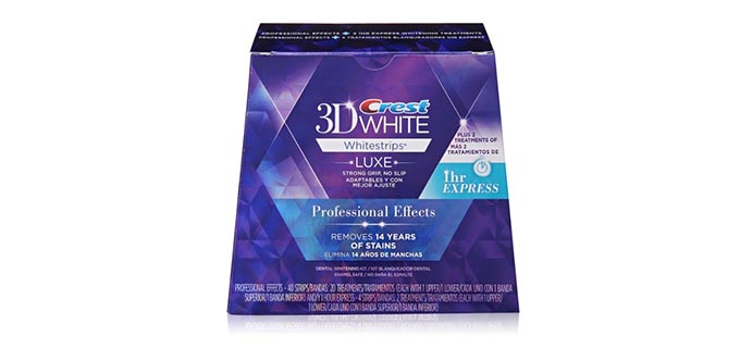 金盒特价：Crest 佳洁士 3D White Luxe 美白牙贴