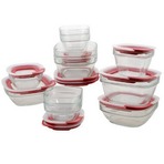 只限今天！史低！Rubbermaid Easy Find 带盖玻璃食物保鲜盒 22件套