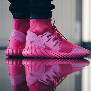 LUISAVIAROMA：Adidas Originals 阿迪达斯 Tubular Doom Suede 麂皮运动鞋
