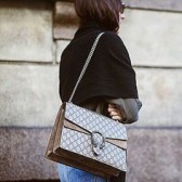 时装周秀款it bag Gucci GG Supreme 酒神包限时85折 ￥8500