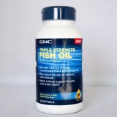 GNC Triple Strength Fish Oil 三倍强效深海鱼油60粒 2件$18(约117元)