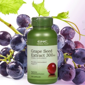 GNC：美容圣品！健安喜 Herbal Plus 葡萄籽精华胶囊 300mg*100粒特卖