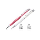 水晶圆珠笔+施华洛世奇Swarovski 元素水晶耳钉 降至$8.99(约58元)