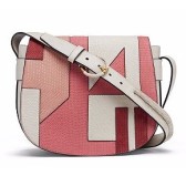 Tory Burch 超美粉白拼色马鞍单肩包7折 $525（约3412元）