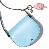 Tory Burch 2016 超美冰蓝色马鞍包8折促销 $200（约1300元）