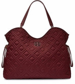 母亲节的礼物！Tory Burch Marion姨妈色绗缝手提袋7折 $276.5（约1797元）