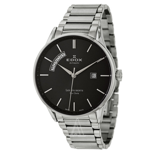 EDOX 依度 Les Vauberts系列 83011-3N-NIN 男款机械腕表