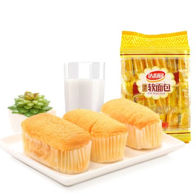 限华北/内蒙：达利园  法式软面包香奶味360g(袋)  3.9元