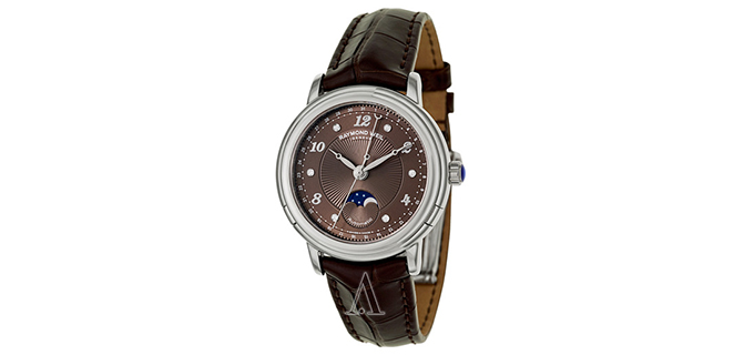 RAYMOND WEIL 蕾蒙威 Maestro 经典大师系列 女士月相镶钻机械表