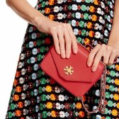 母亲节特惠！Tory Burch 橘红色 KIRA 链条包8折 $220（约1430元）