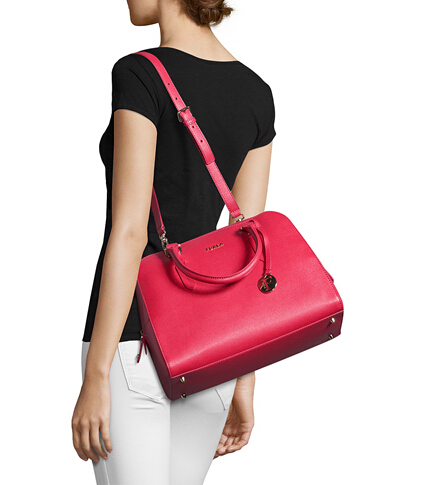 FURLA 芙拉 Elena  Saffiano 女士真皮斜挎包