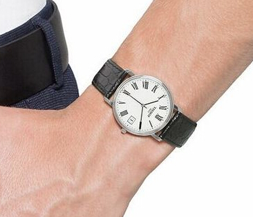 Tissot 天梭 T52142113 T-Classic典藏渴望真皮瑞士男表