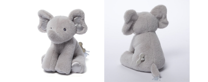 GUND Baby Bubbles Elephant 毛绒音乐小象