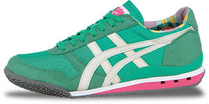 Onitsuka Tiger鬼冢虎Ultimate 81中性款时尚跑鞋 清凉绿色