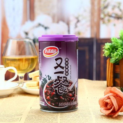 早餐好选择！达利园  又一餐黑米紫薯粥360g*12罐