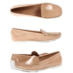 Stuart Weitzman女士裸色真皮一脚蹬