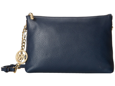 MICHAEL Michael Kors Jet Set Chain女士时尚链条真皮斜挎包 海军蓝
