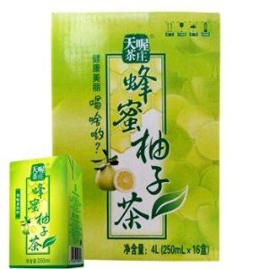 天喔茶庄 蜂蜜柚子茶 250ml*16   