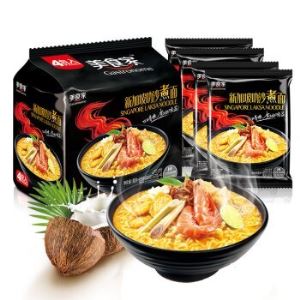 美食家 新加坡叻沙煮面 152g*4包   