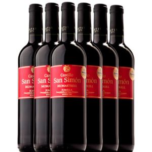 san simon 西莫 半干红葡萄酒 750ml*6瓶   