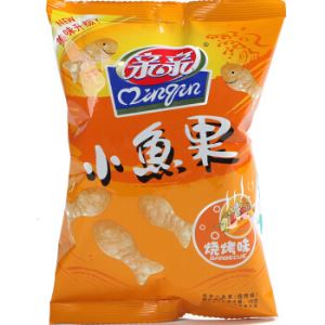 亲亲 小鱼果(烧烤味)18g   