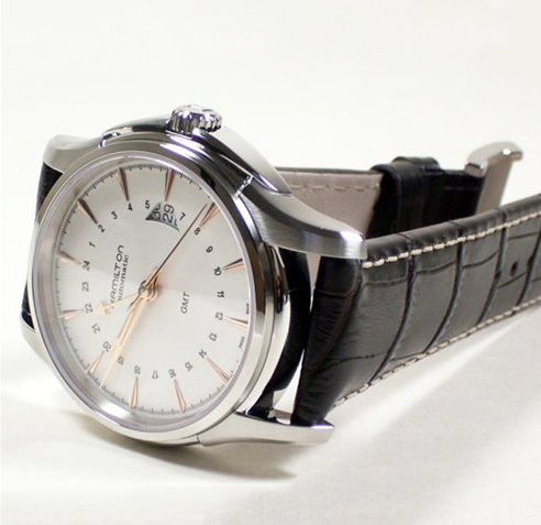 HAMILTON 汉密尔顿 Jazzmaster Traveler 爵士系列 GMT H32585557 男款机械腕表
