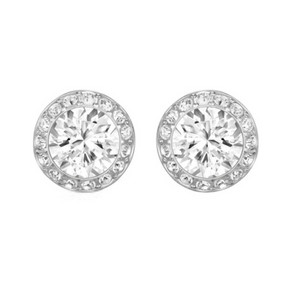 SWAROVSKI 施华洛世奇 白色典雅天使水晶穿孔耳环