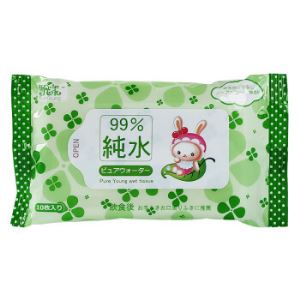 PureYoung 飘漾 婴儿柔湿巾99%纯水制 10片（便携装）   