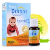 Ddrops Baby Vitamin D3  婴儿维生素D3滴剂400 IU $13.99(约91元)