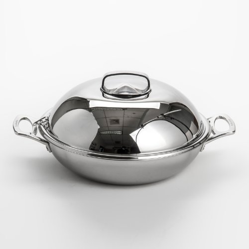 无需海淘：Cuisinart美膳雅  不锈钢炒锅 32cm 238元包邮