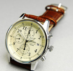 好价再来！SEIKO 精工 Chronograph系列 SNDC31 男款计时腕表