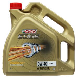嘉实多Castrol 极护 EDGE 钛流体全合成机油 0W-40 SN/CF (4L)   