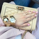 Tory Burch Serif T女士真皮手提包